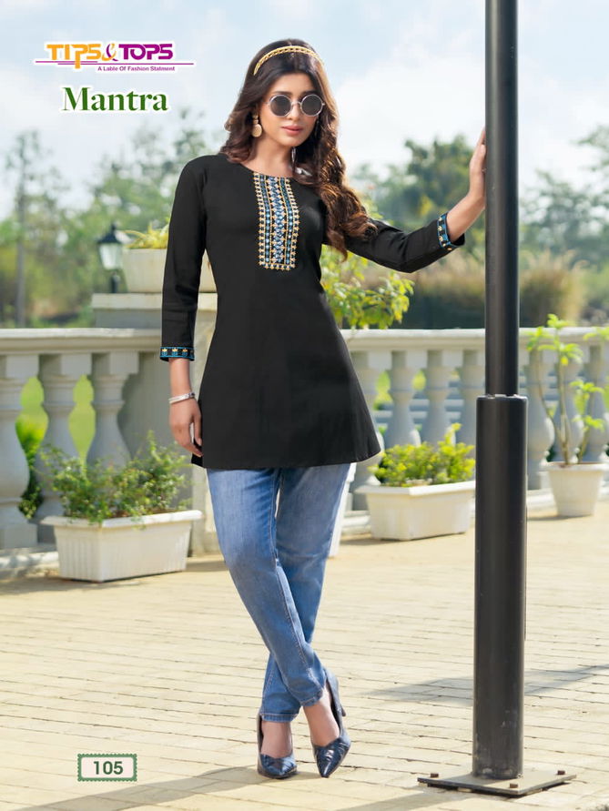 MANTRA Tips & Tops Regular Wear Wholesale Ladies Top Catalog